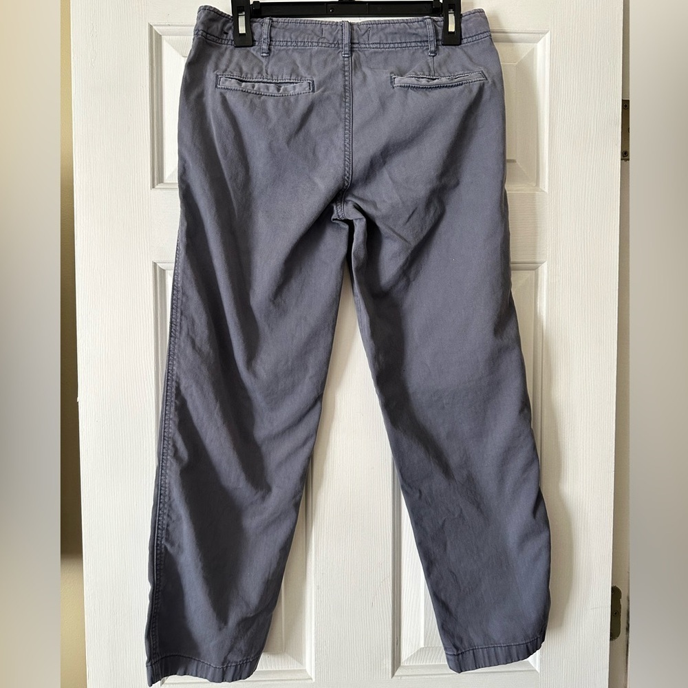 Abercrombie & Fitch casual trousers, low rise relaxed fit 100% cotton, size 2/26 - Picture 2 of 5